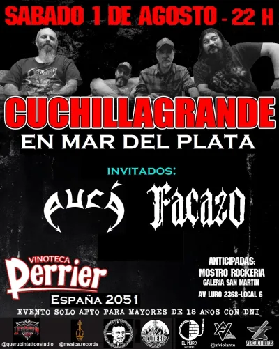 Flyer de Vuelve Cuchilla Grande a Mar del Plata
