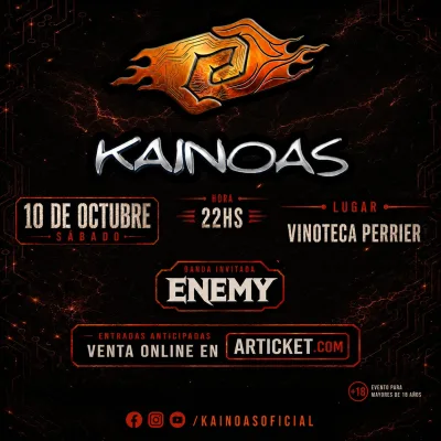 Flyer de DESDE LAS BRASAS DEL INFIERNO REGRESA:
