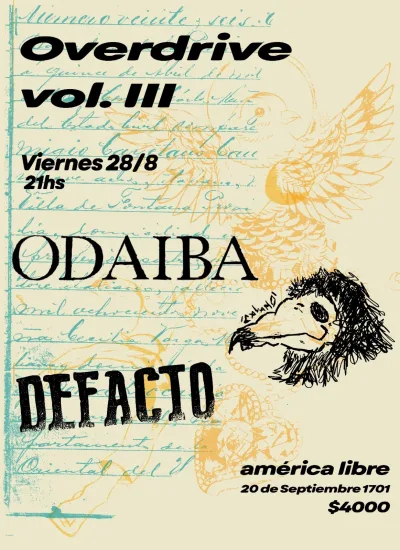 Flyer de OVERDRIVE FEST III